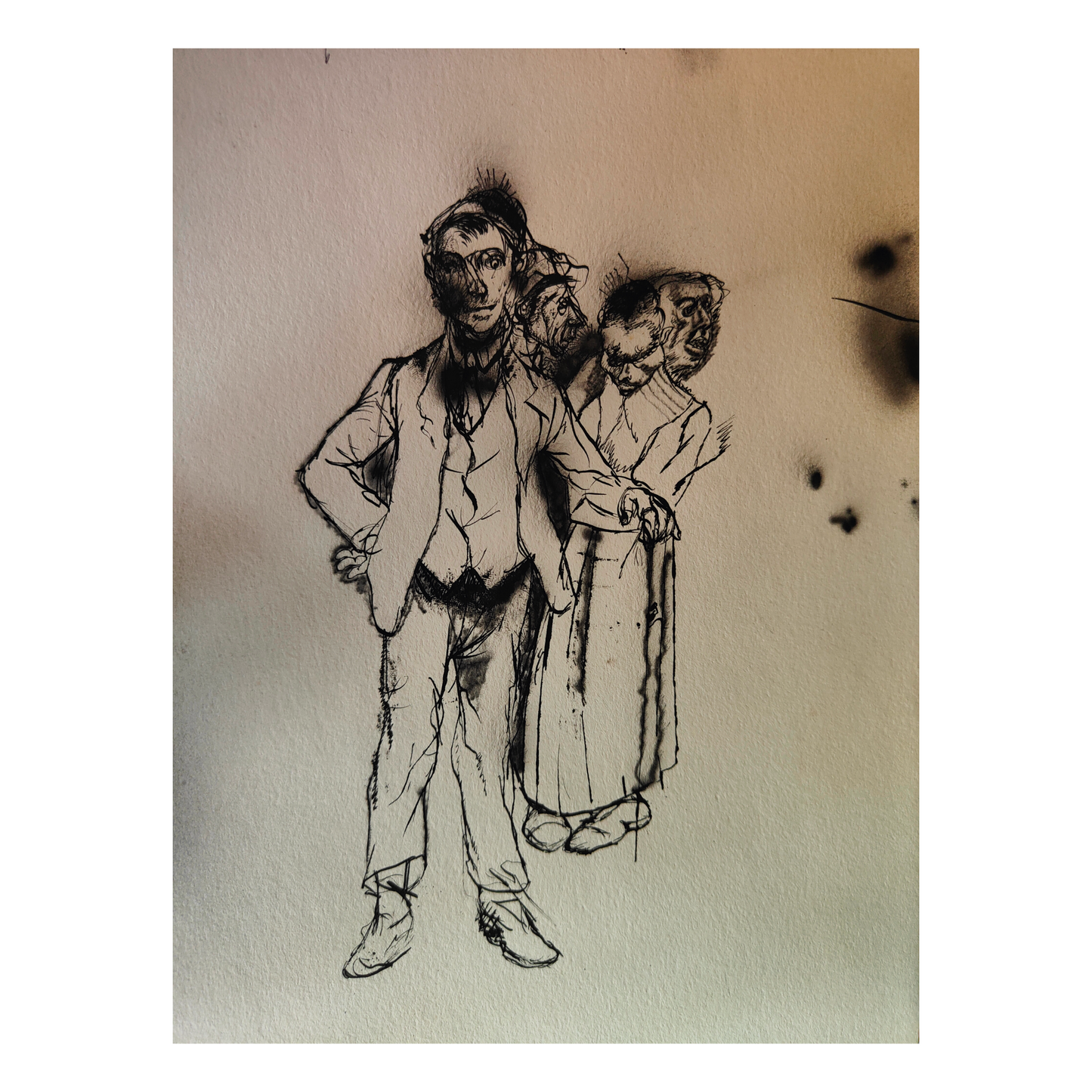 Notebook dessin John Heliker encre sur papier carnet croquis illustration artistique art graphique contemporain
650 euros