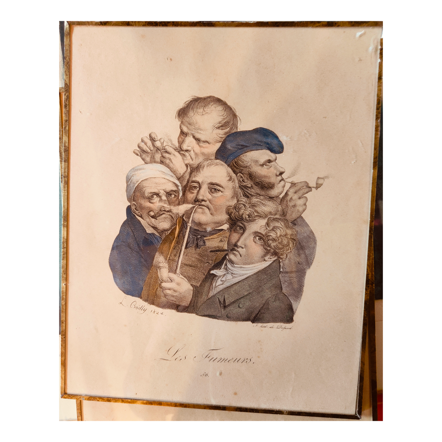 The Smokers - Boilly Louis Léopold