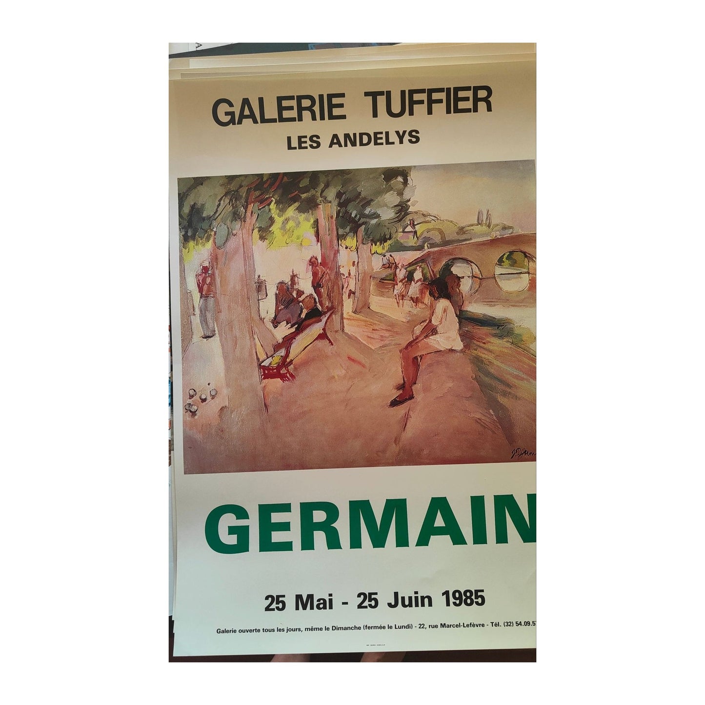 Image traitée - 11 Affiches de la galerie Robert tuffier - les Andelys- 1981-85