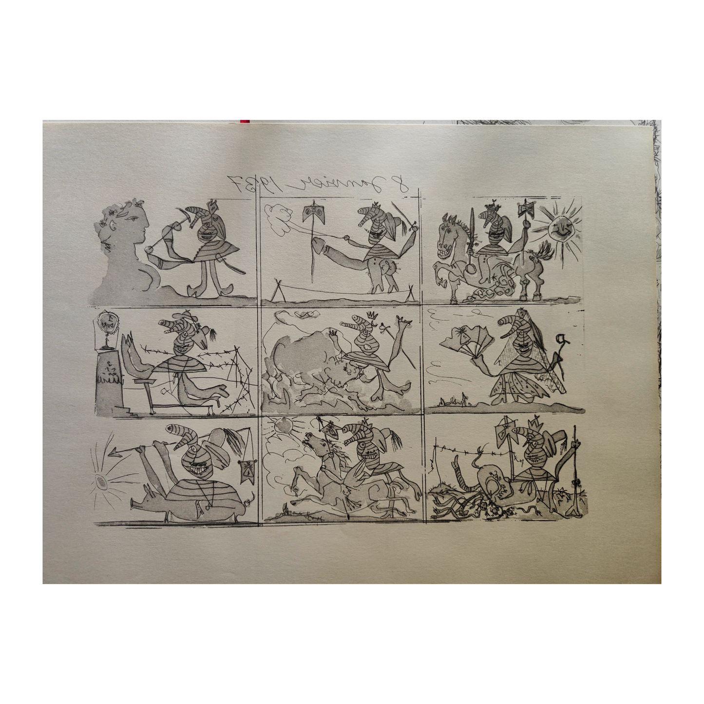 Guerre et Révolution en Espagne portfolio Soria Picasso Masson art guerre civile espagnole 1975 45x35 cm authentique