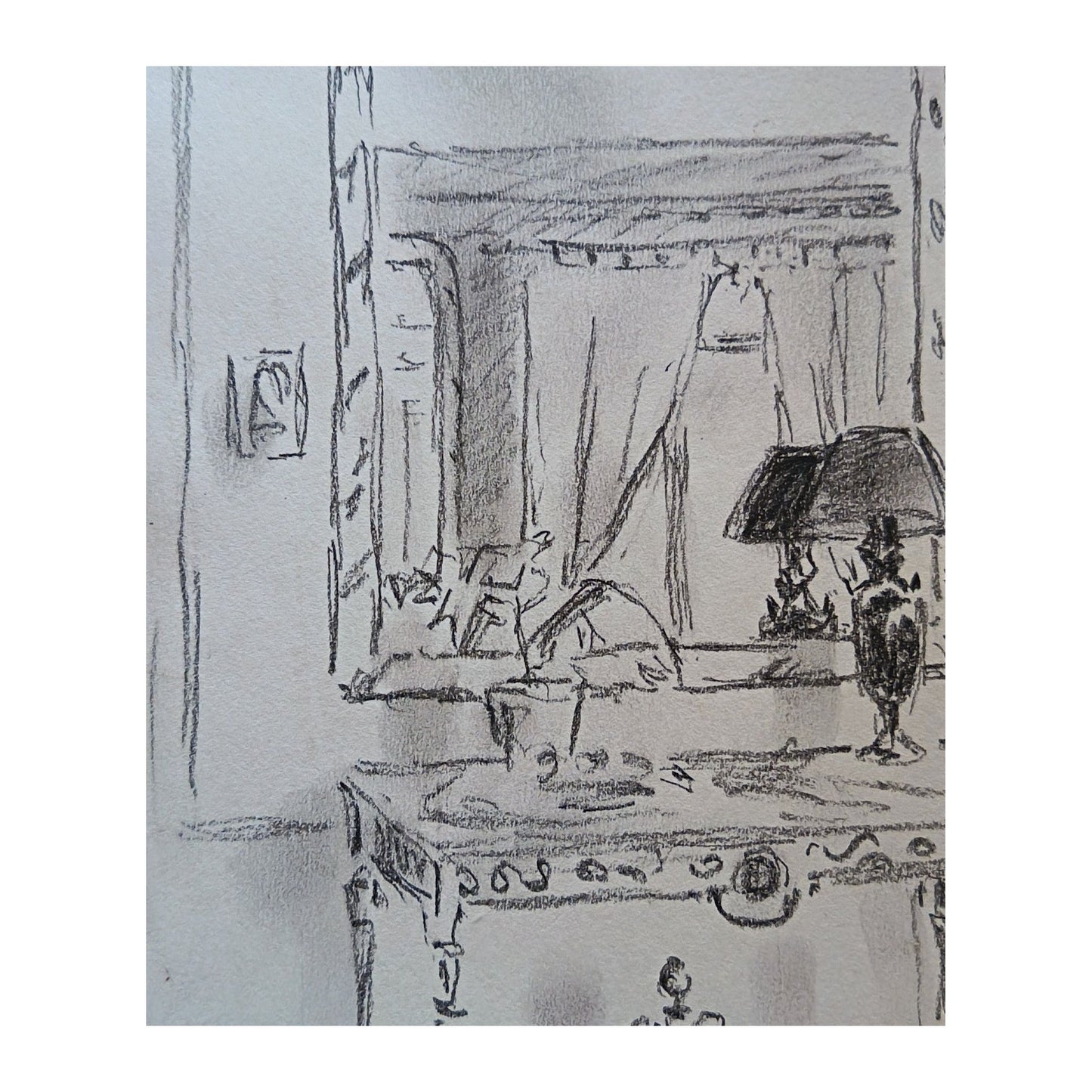 Image traitée - Interieur- Benn ( Bentsion Rabinowicz 1905-1989)