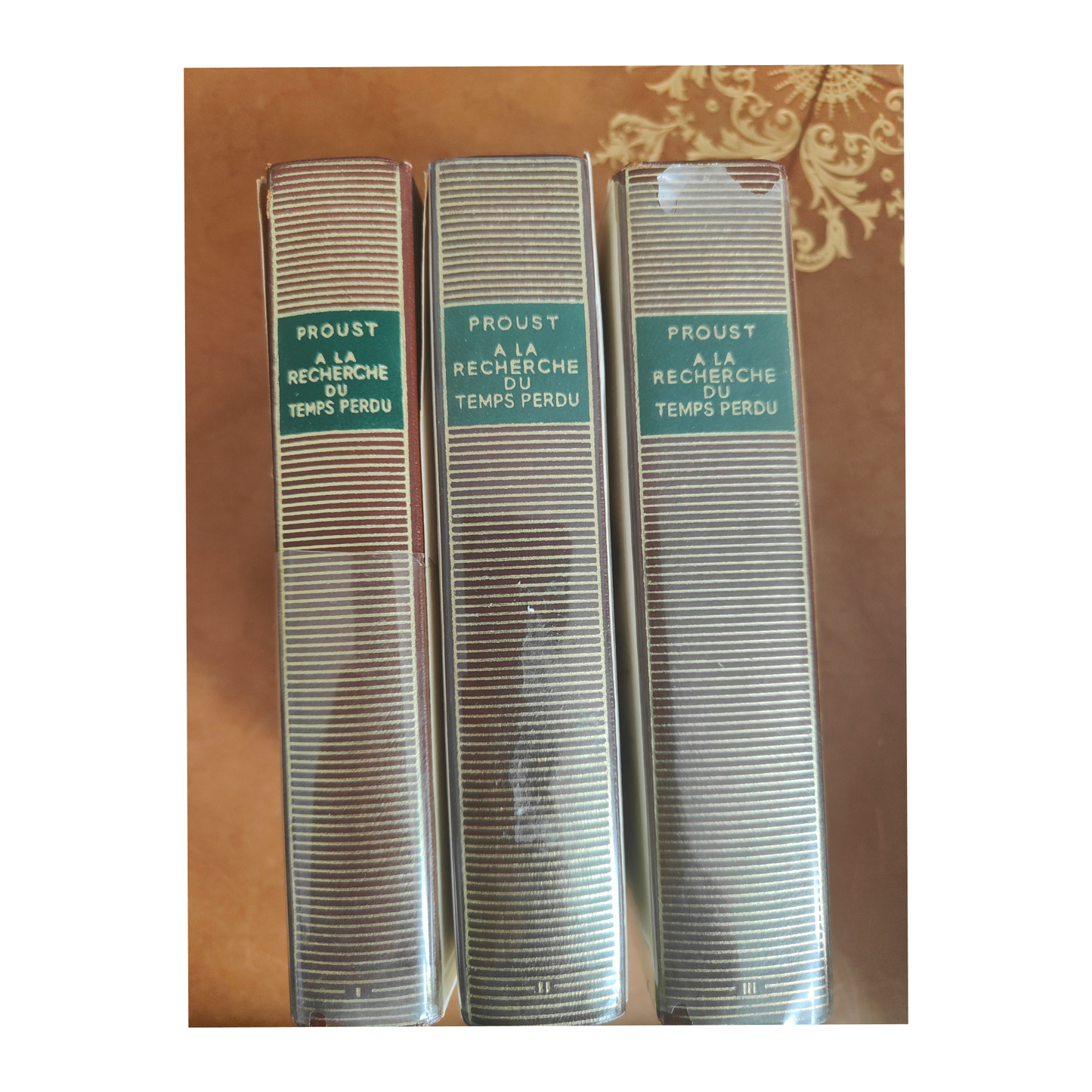 À la recherche du temps perdu Marcel Proust littérature française classique roman 3 tomes collection authentique