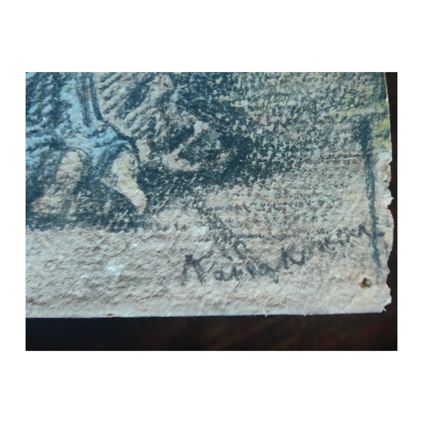 Derviches dessin signature non reconnue danse soufie orientalisme mystique islamique art français authentique