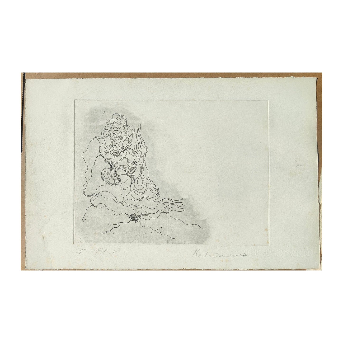 Image traitée - nu 1er état-Serge Katorowitz