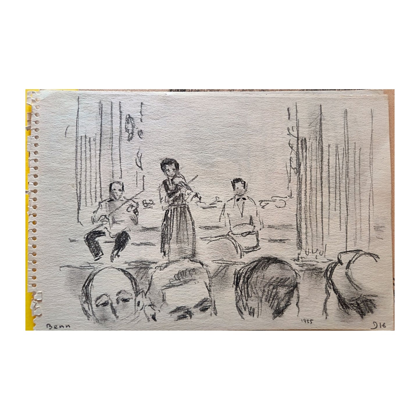 Image traitée - le concert- Benn ( Bentsion Rabinowicz 1905-1989)