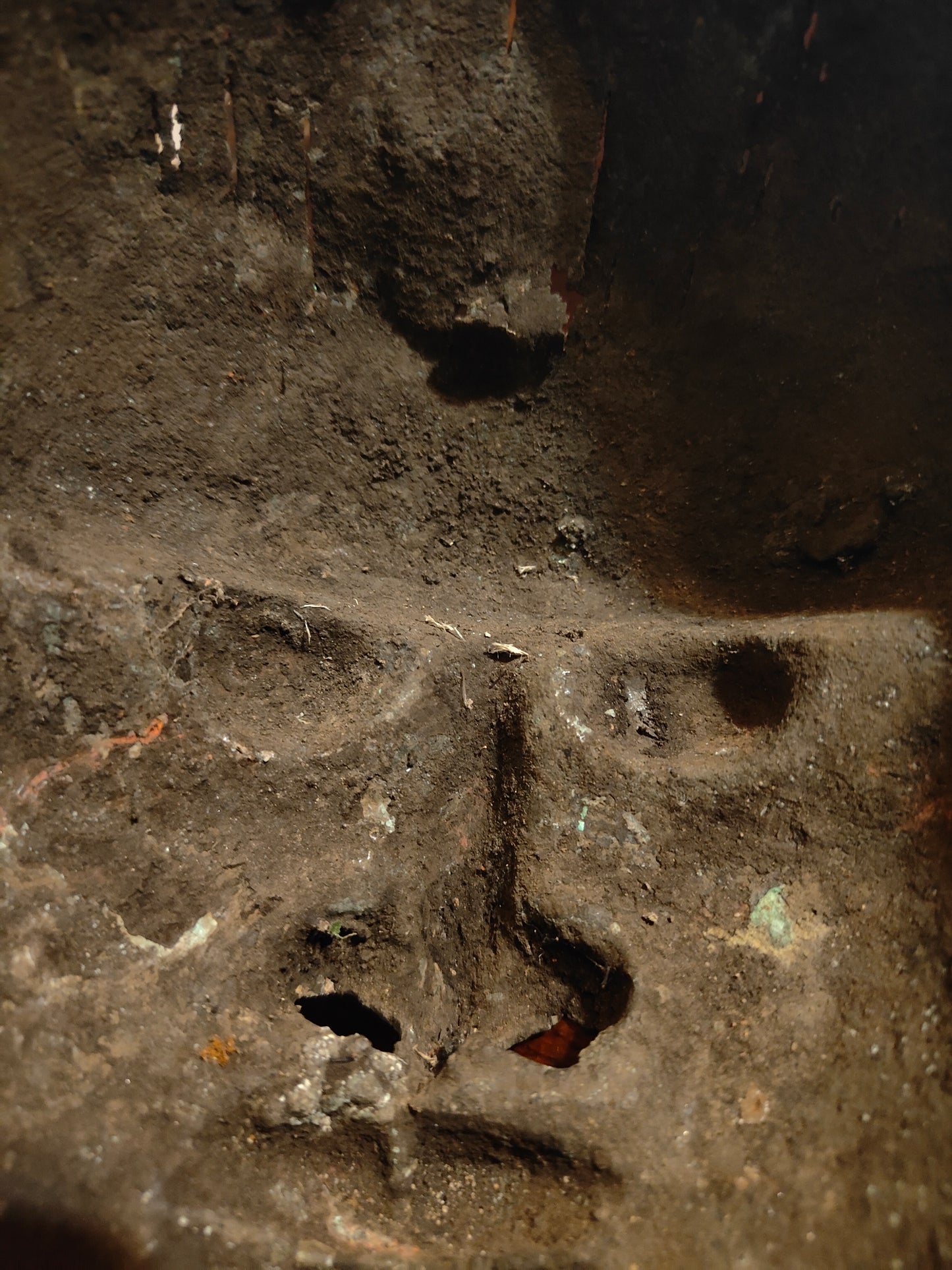 Bamoun Chiefdom Mask - African bronze mask, Cameroon