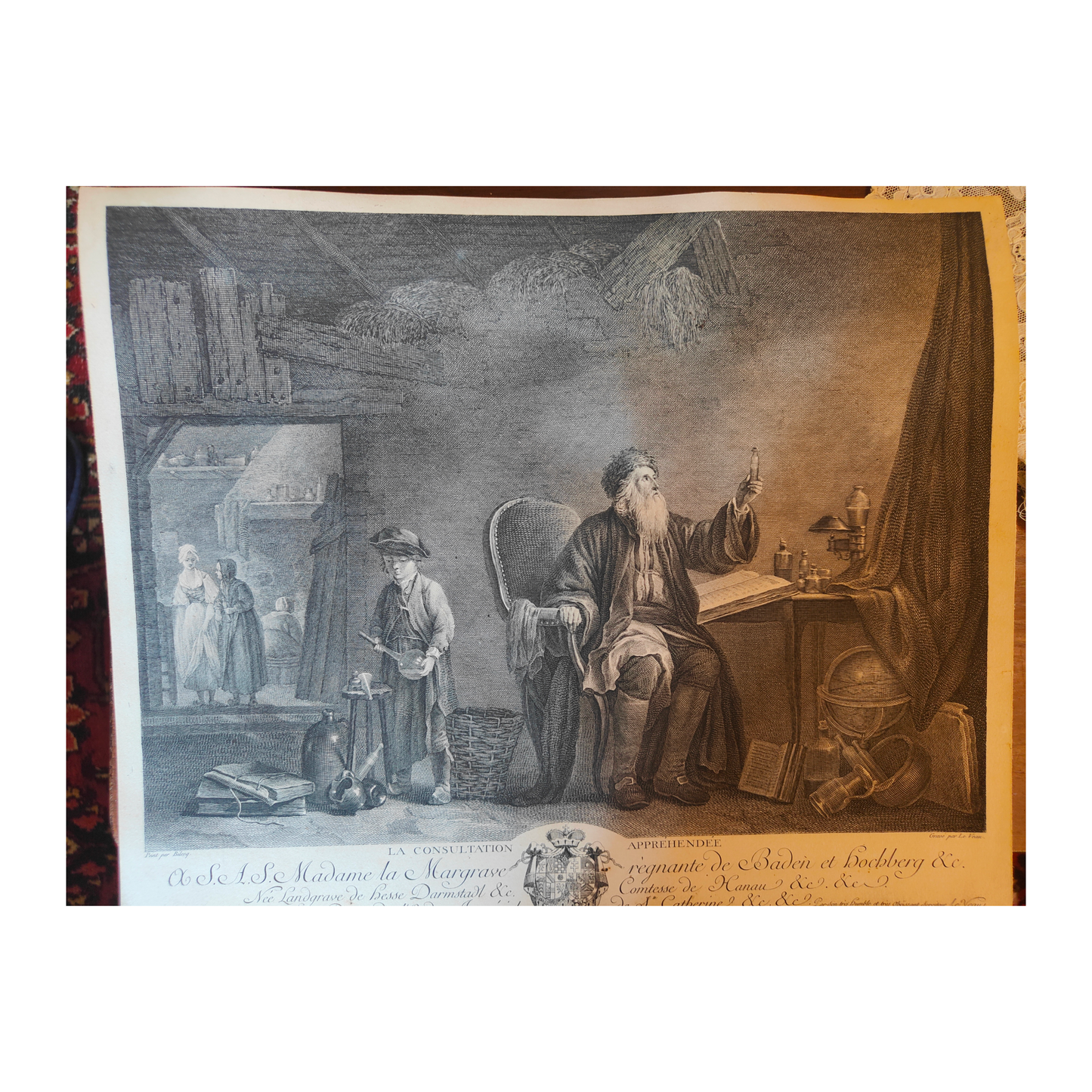 The Consultation and the Return of the Consultation - Bilcoq, Engraved by Le Veau