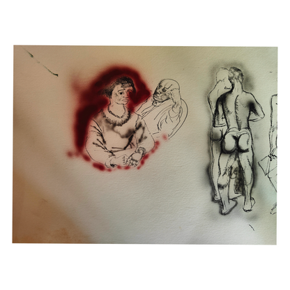 Notebook dessin John Heliker encre sur papier carnet croquis illustration artistique art graphique contemporain
650 euros