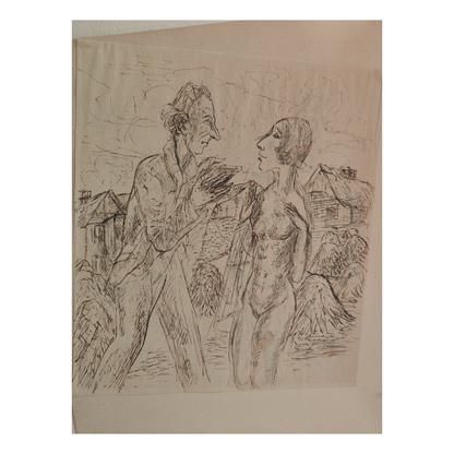 Peasant, Couple on the back - Homeyer Lothar