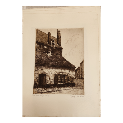 Coins de Schaerbeek Portfolio gravure eau-forte Maurice Emile Blieck art belge urbain 16 planches portfolio 35x49 cm 350 euros