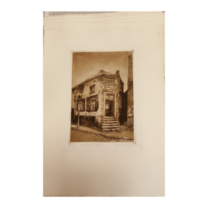 Coins de Schaerbeek Portfolio gravure eau-forte Maurice Emile Blieck art belge urbain 16 planches portfolio 35x49 cm 350 euros