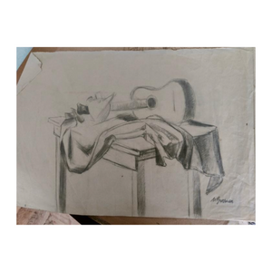 Still Life with Guitar - Grosman Maurice