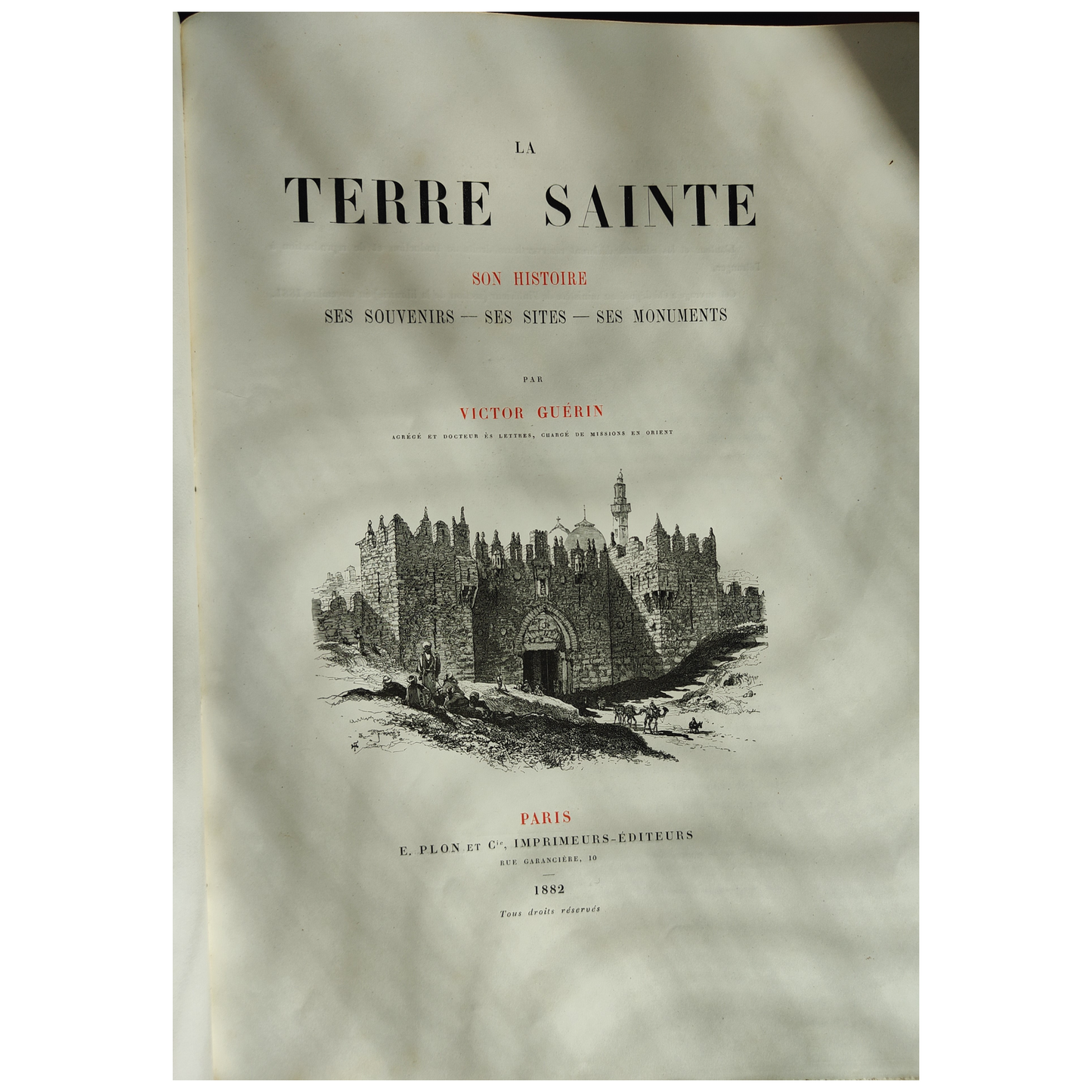 La Terre Sainte - Victor Guérin