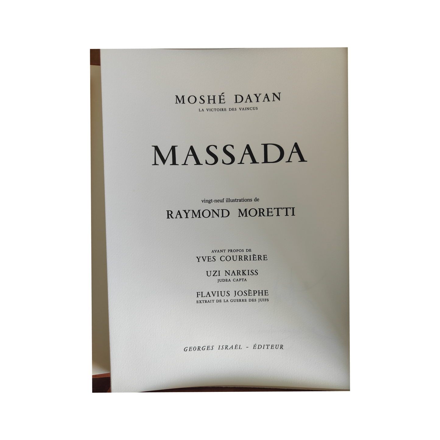 Massada - Moretti Raymond