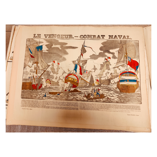 Le Vengeur Combat Naval - Pellerin