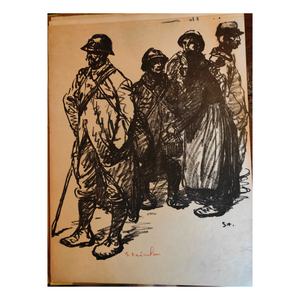 At the cantonment - Steinlen Théophile 