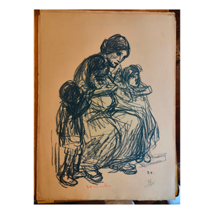 Woman and Children - Steinlen Théophile 