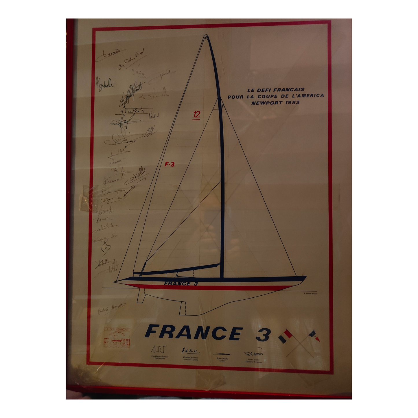 France 3 America Cup 1983 - Affiche