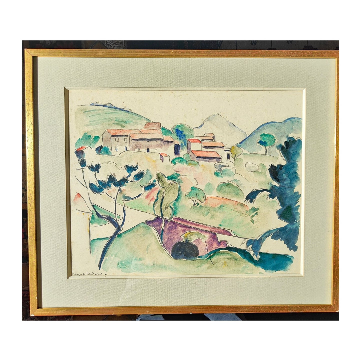 Image traitée - le village - Fernand Picart Ledoux