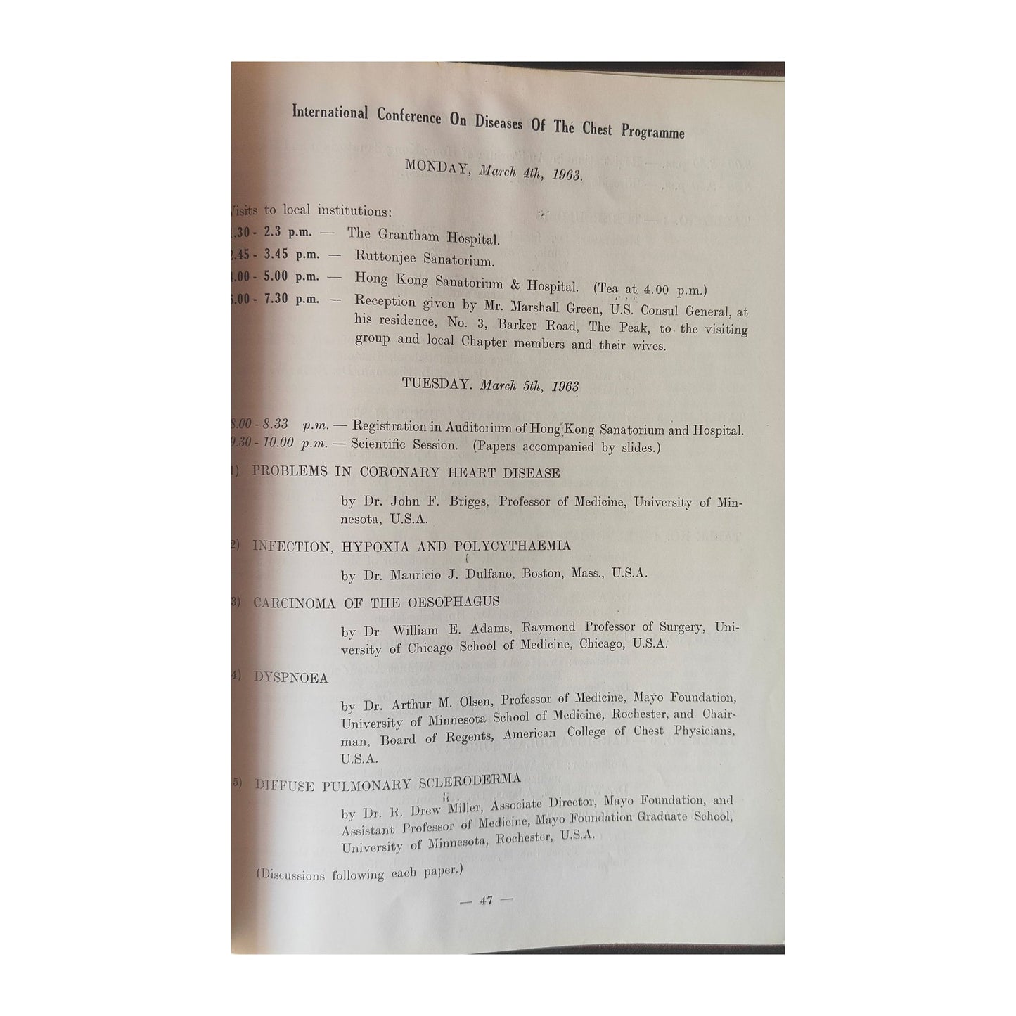 Image traitée - Volume Commémoratif RARE (1963) – Inauguration Li Shu Fan Medical Foundation (Hong Kong / USA Mayo Clinic)