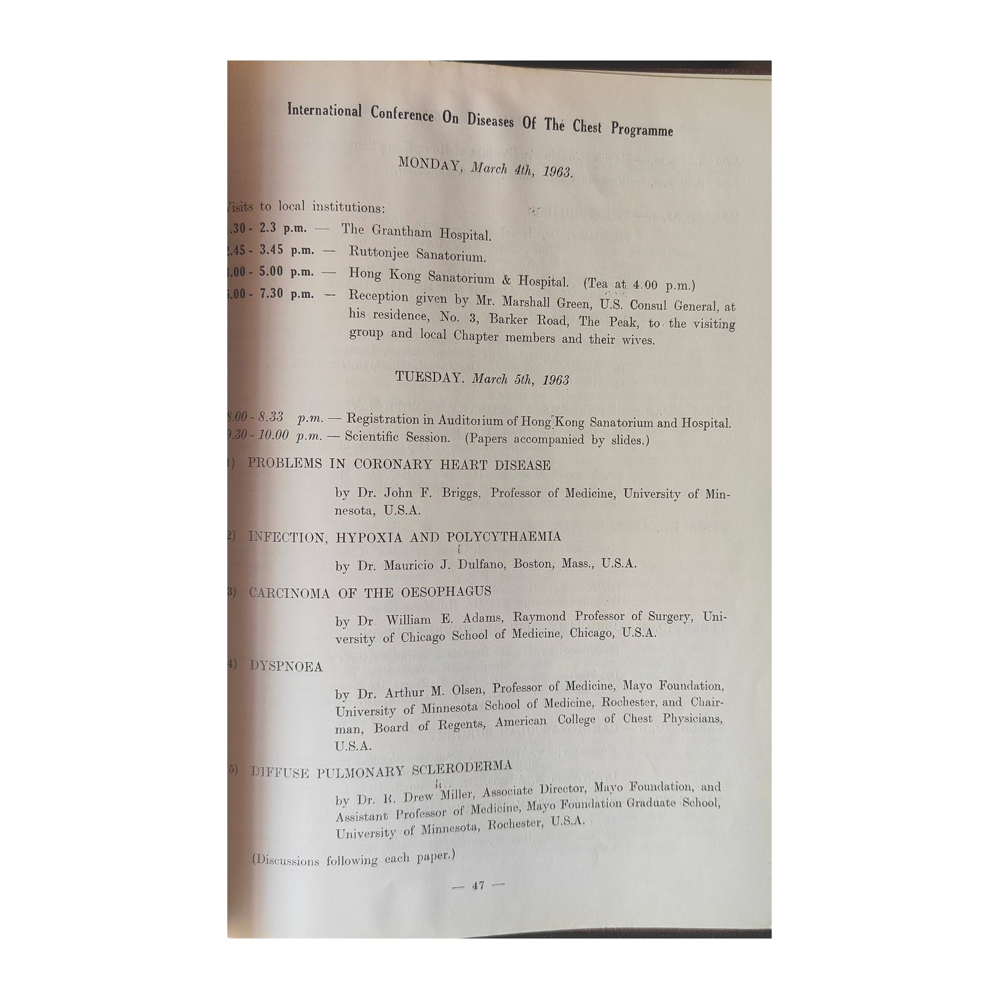 Image traitée - Volume Commémoratif RARE (1963) – Inauguration Li Shu Fan Medical Foundation (Hong Kong / USA Mayo Clinic)