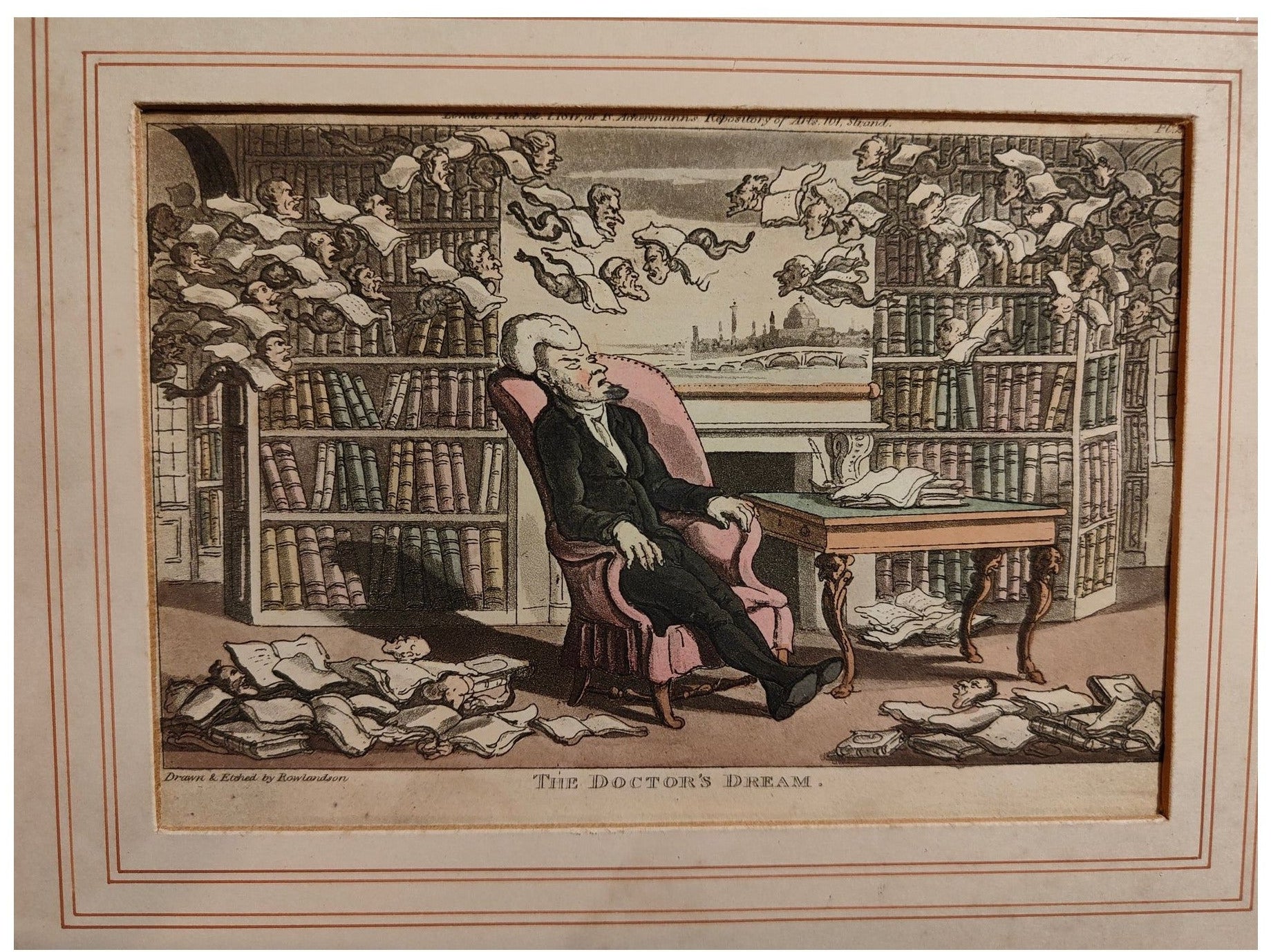 Image traitée - Importante suite de 10 aquatintes originales de Thomas Rowlandson – “Dr Syntax”, Londres, vers 1810–1820 (Ackermann)