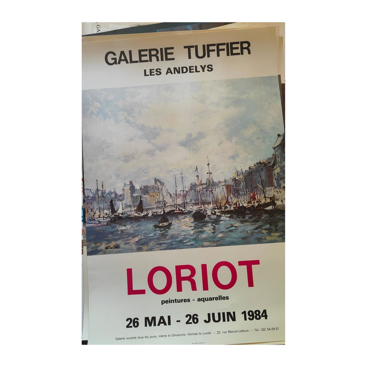 Image traitée - 11 Affiches de la galerie Robert tuffier - les Andelys- 1981-85