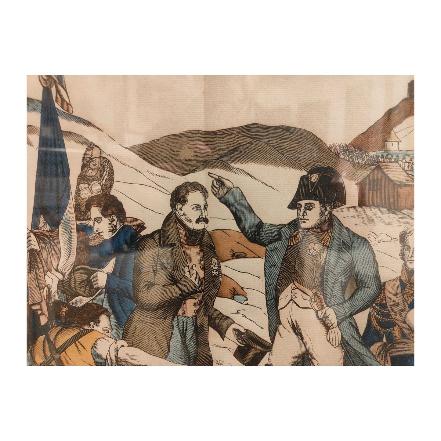 Image traitée - Debarquement de Napoléon- Pellerin Epinal