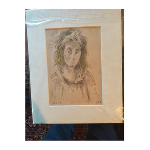 portrait de jeune femme-Benn (Bentsion Rabinowicz)