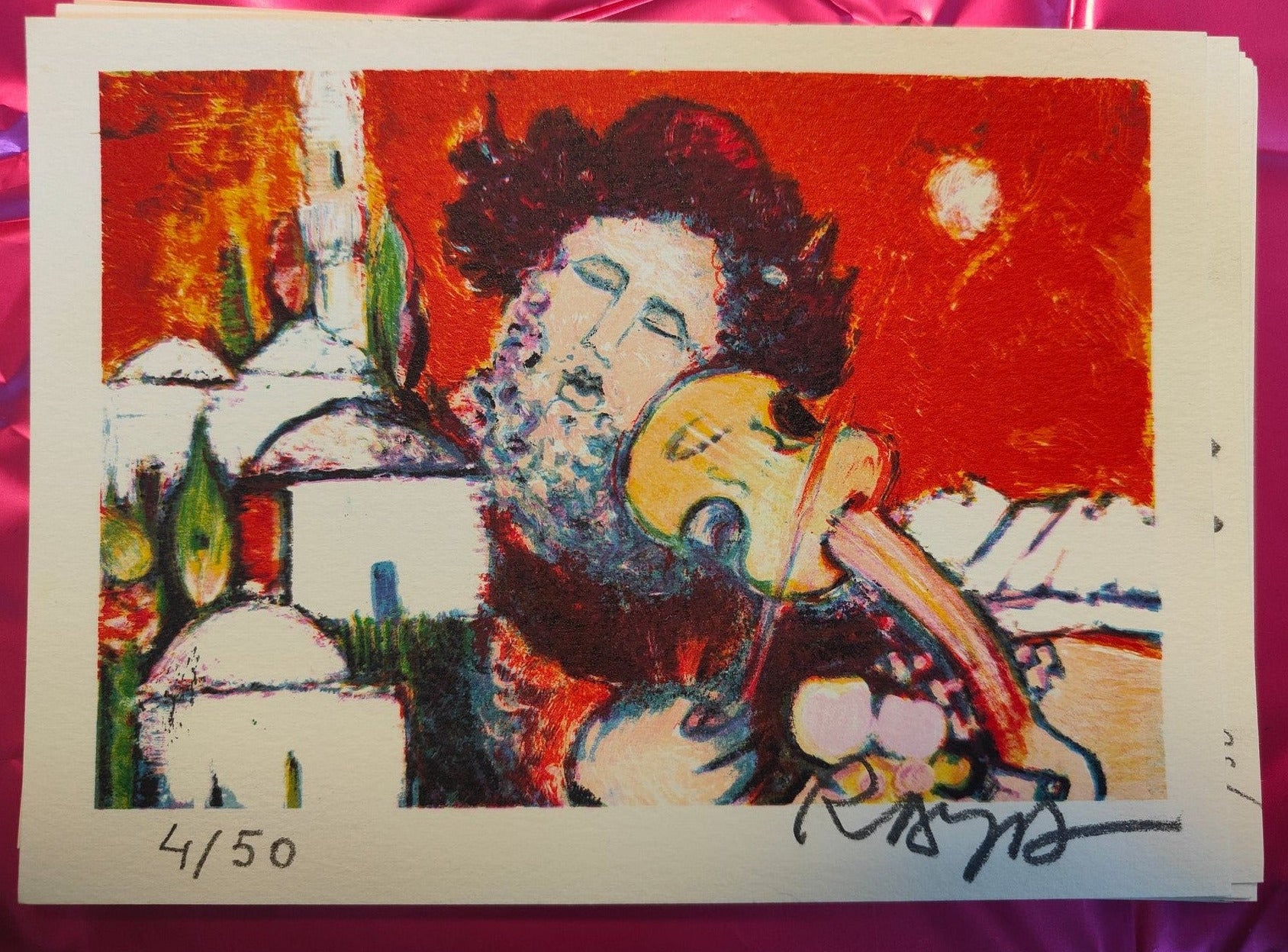 Image traitée - cartes lithographiées - raya Sorkine