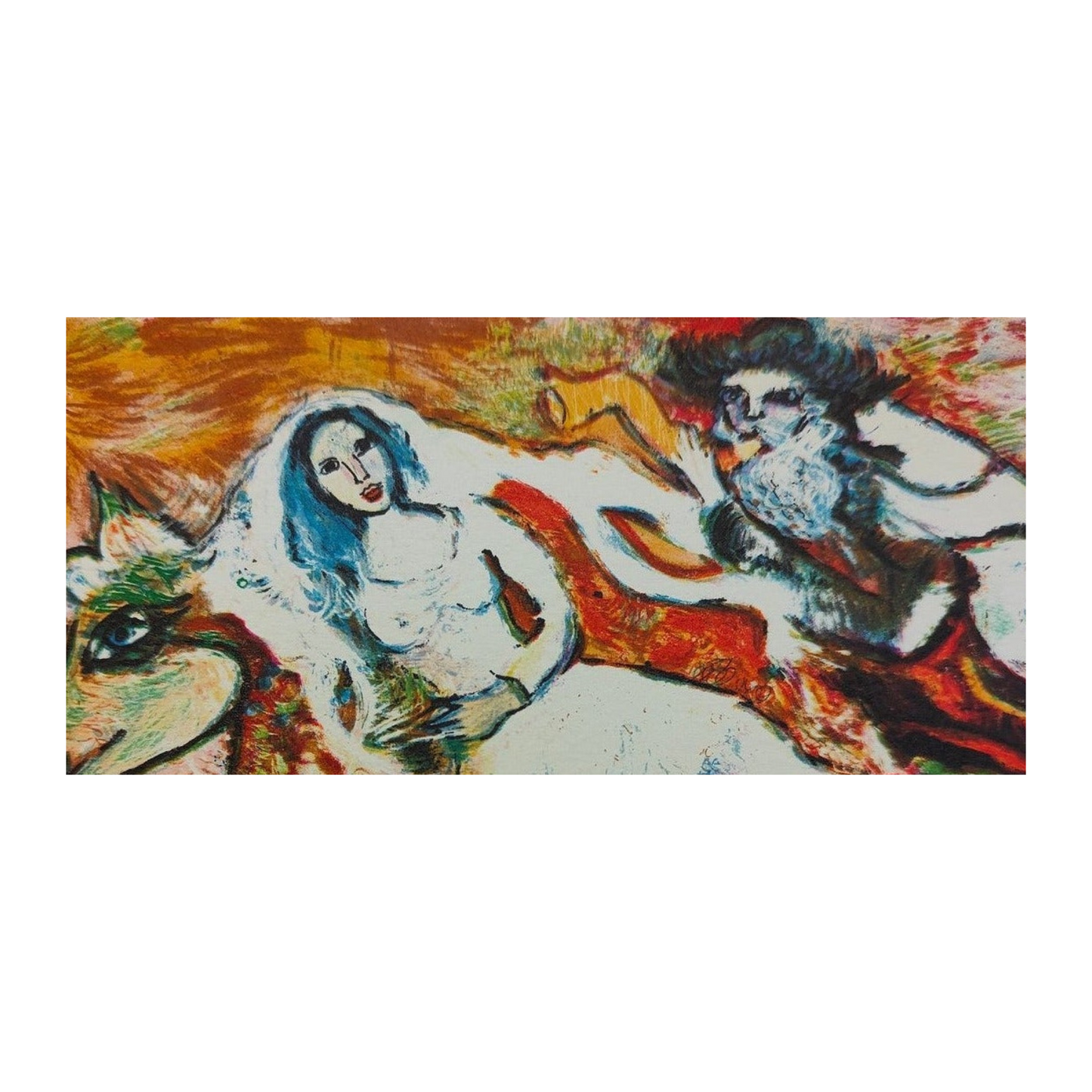 Suite de 16 cartes lithographiées en couleurs de Raya Sorkine, lithographies originales signées au crayon et numérotées 4/50, ensemble d’estampes non encadrées.
