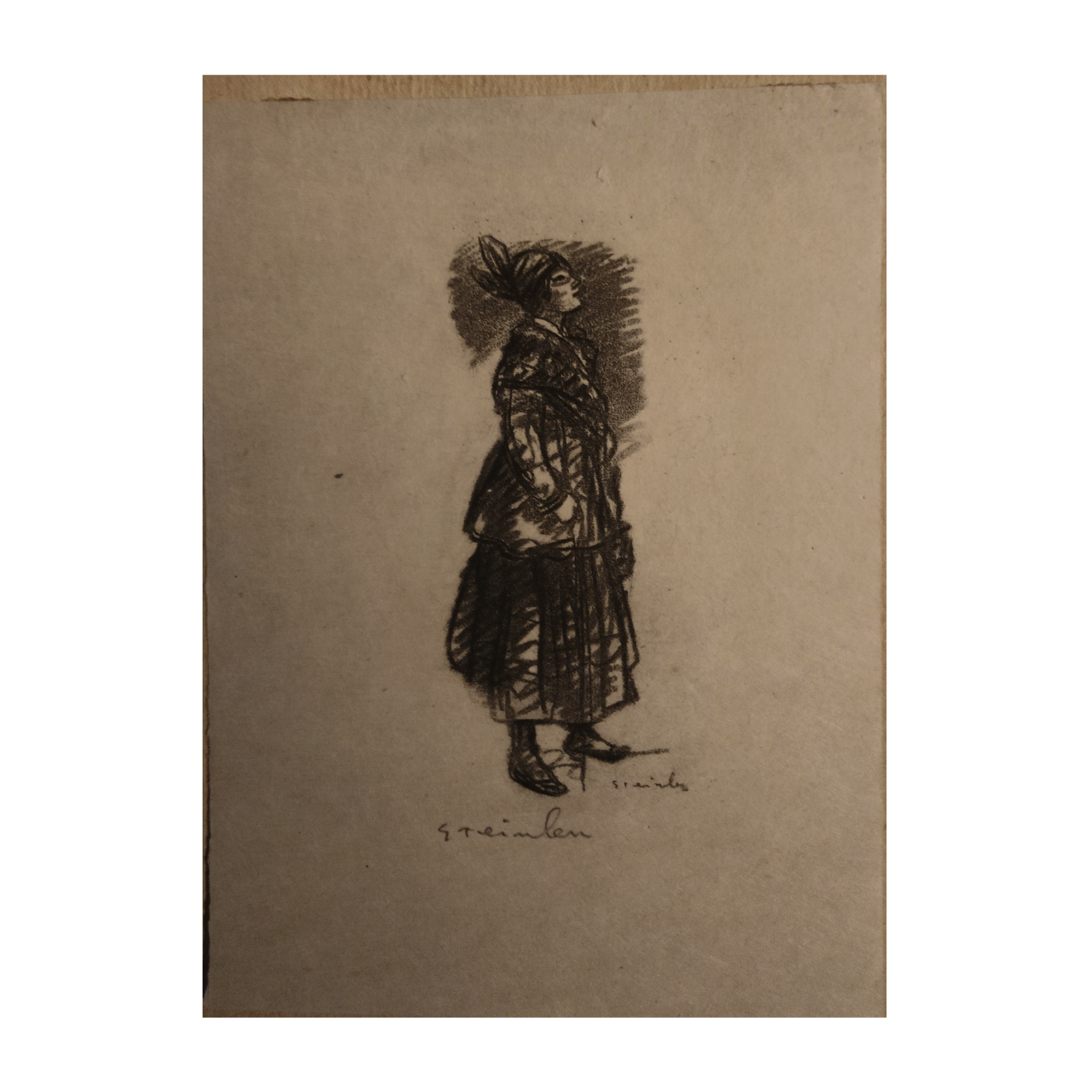 Remarque 24 gravure Théophile Steinlen illustration artistique scène urbaine personnages art graphique XIXe-XXe siècle

