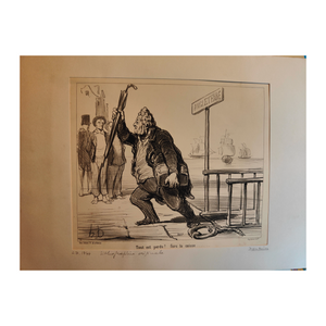 All is Lost Except the Box - Honoré Daumier