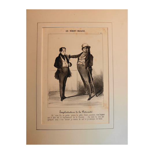 Robert Macaire No. 21 - Daumier Honoré