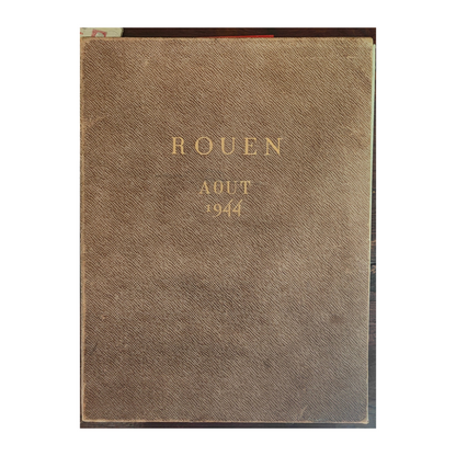 Rouen Août 1944-croquis de guerre-Gabriel Loire-René Herval