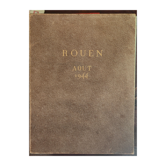 Rouen Août 1944-croquis de guerre-Gabriel Loire-René Herval