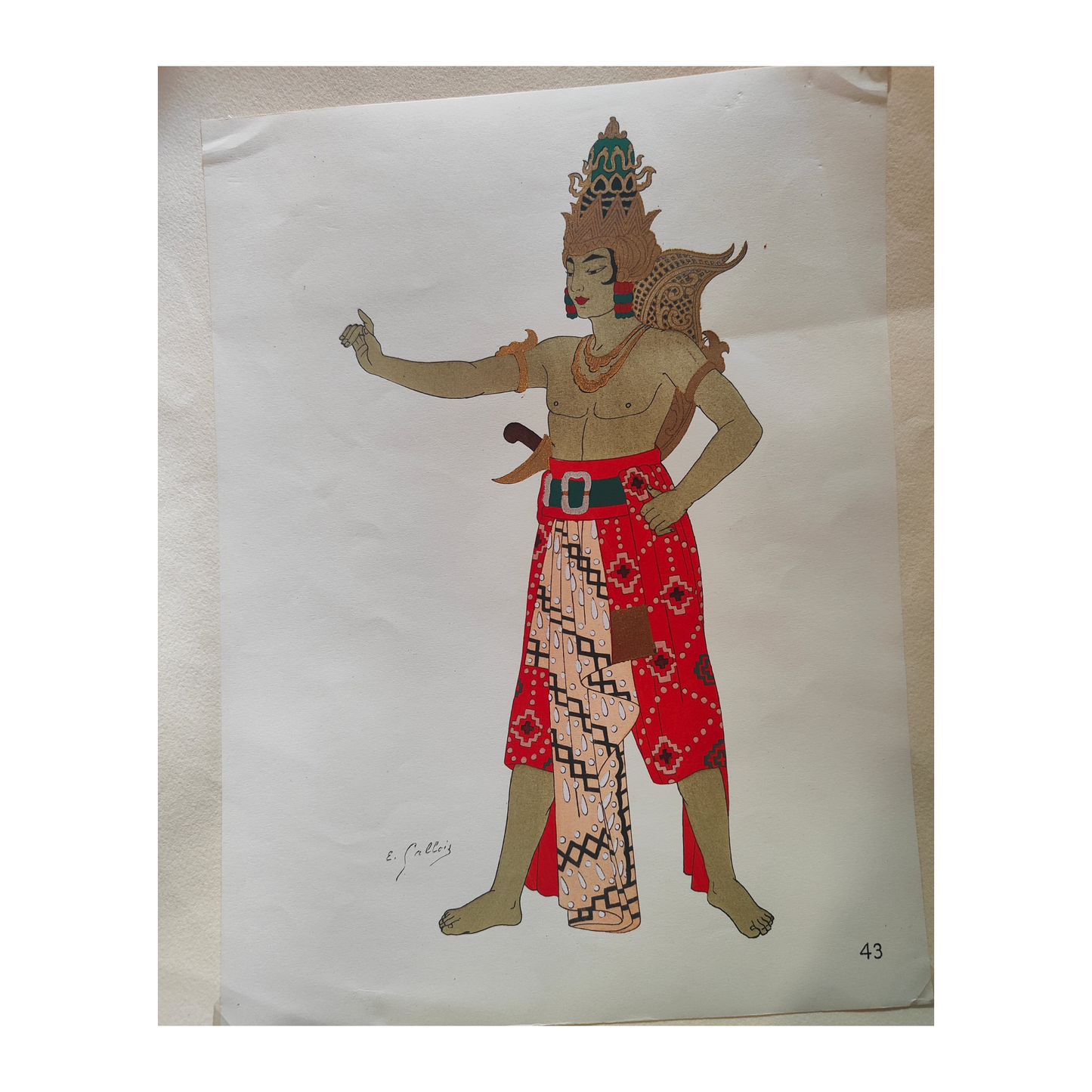 Costumes japonais et indonésiens – Gallois & Hus