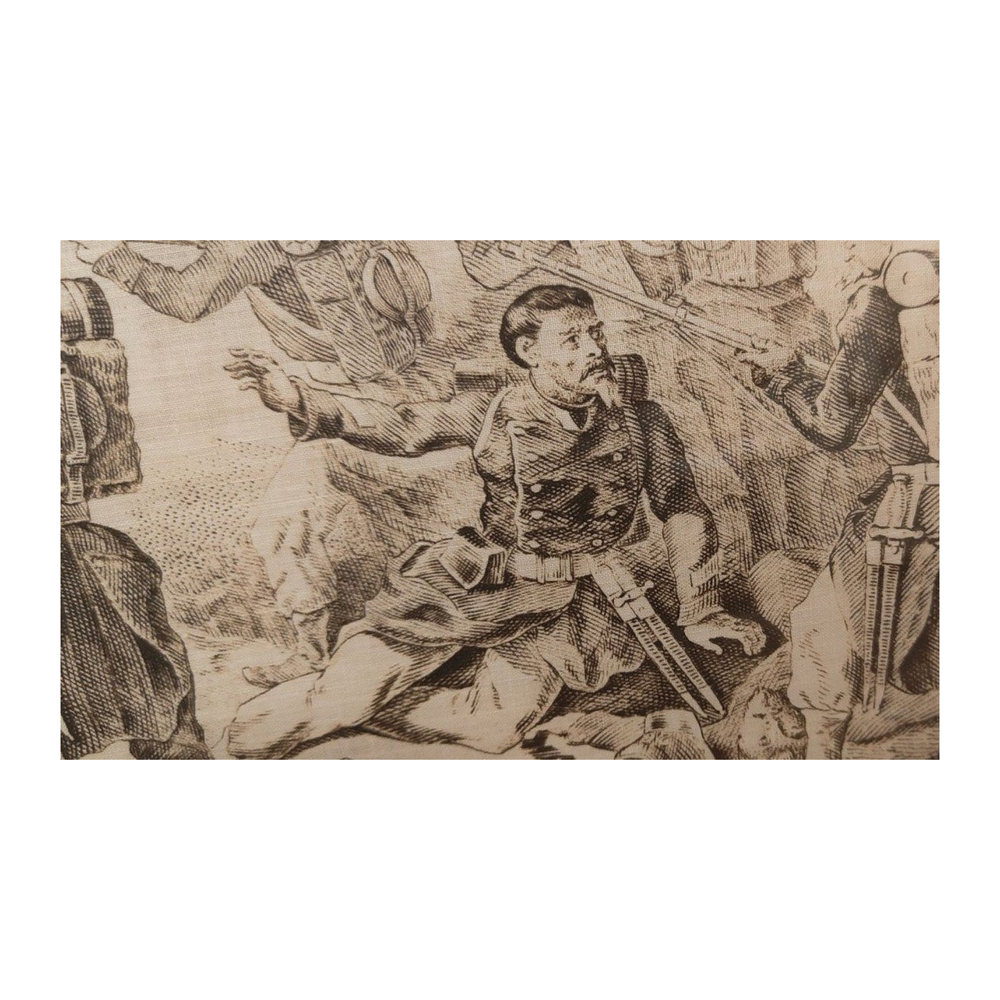 Mouchoir commémoratif – Béni‑Méred (1842)- Colonisation de l'Algérie