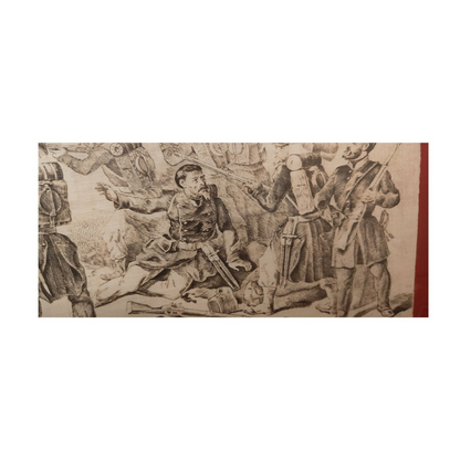 Mouchoir commémoratif – Béni‑Méred (1842)- Colonisation de l'Algérie