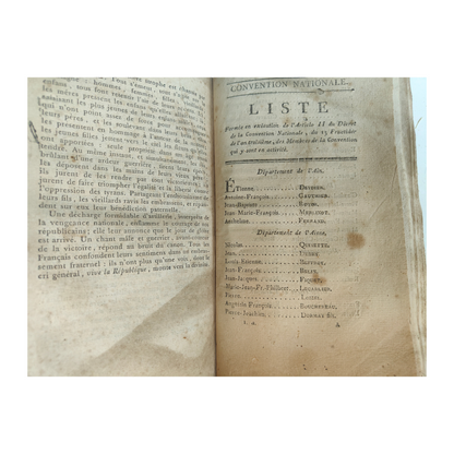 Recueil Révolution française relié XIXe – Robespierre (Être suprême), Courtois, David, Paix de Lunéville – 1794‑1801
