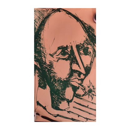 deux lithographies originales de Bernard Lorjou (1920-1986) pour son exposition mythique « Le Bal des Fols ».