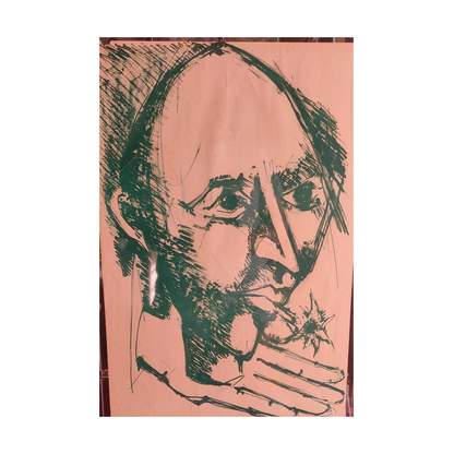 deux lithographies originales de Bernard Lorjou (1920-1986) pour son exposition mythique « Le Bal des Fols ».