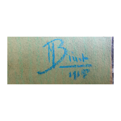 Aquarelle sur papier contrecollée sur du carton

Notée en souvenir de M Binet (?)

Très fraiche. Non encadrée