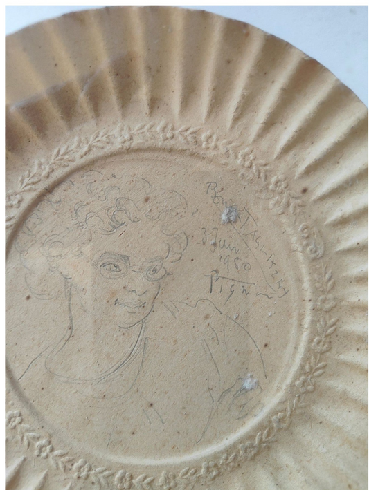 Portrait au crayon de Boris Taslitzky - Edouard Pignon (1905-1993)