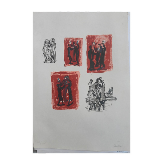 Jean Hélion (1904-1987) Ensemble exceptionnel autour de l'exposition du Cloître de Saint-Lizier (Ariège), septembre 1971