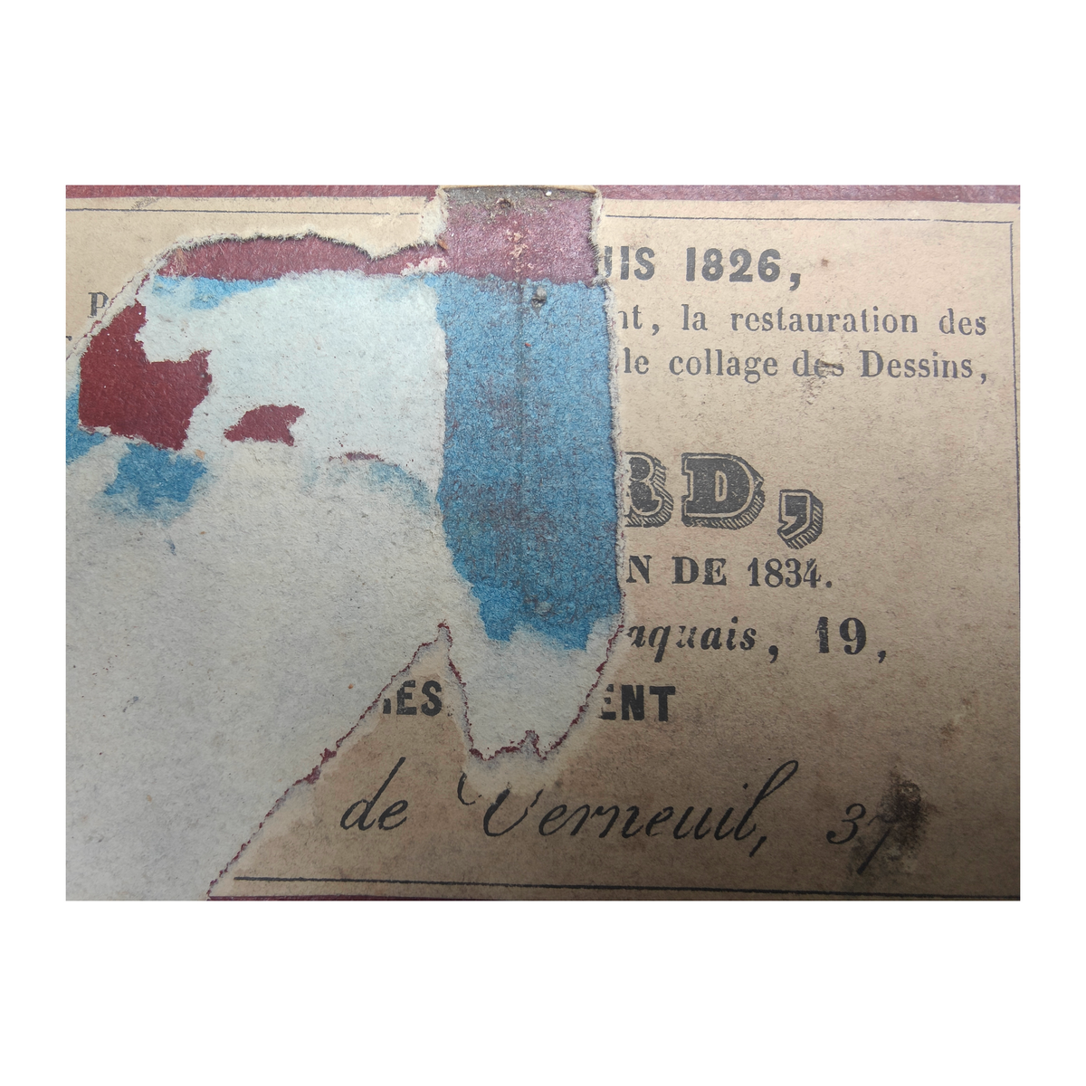 Choc de cavalerie contre les troupes russes (Cosaques et Bachkirs) – Dessin original au graphite - Nicolas-Toussaint CHARLET (1792-1845) –