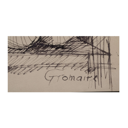 Nu féminin - Encre de chine - Marcel Gromaire (1892-1971)