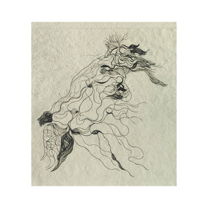 femme debout penchée- Serge Kantorowitz