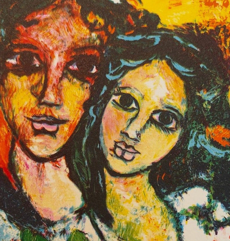 Image traitée - cartes lithographiées - raya Sorkine