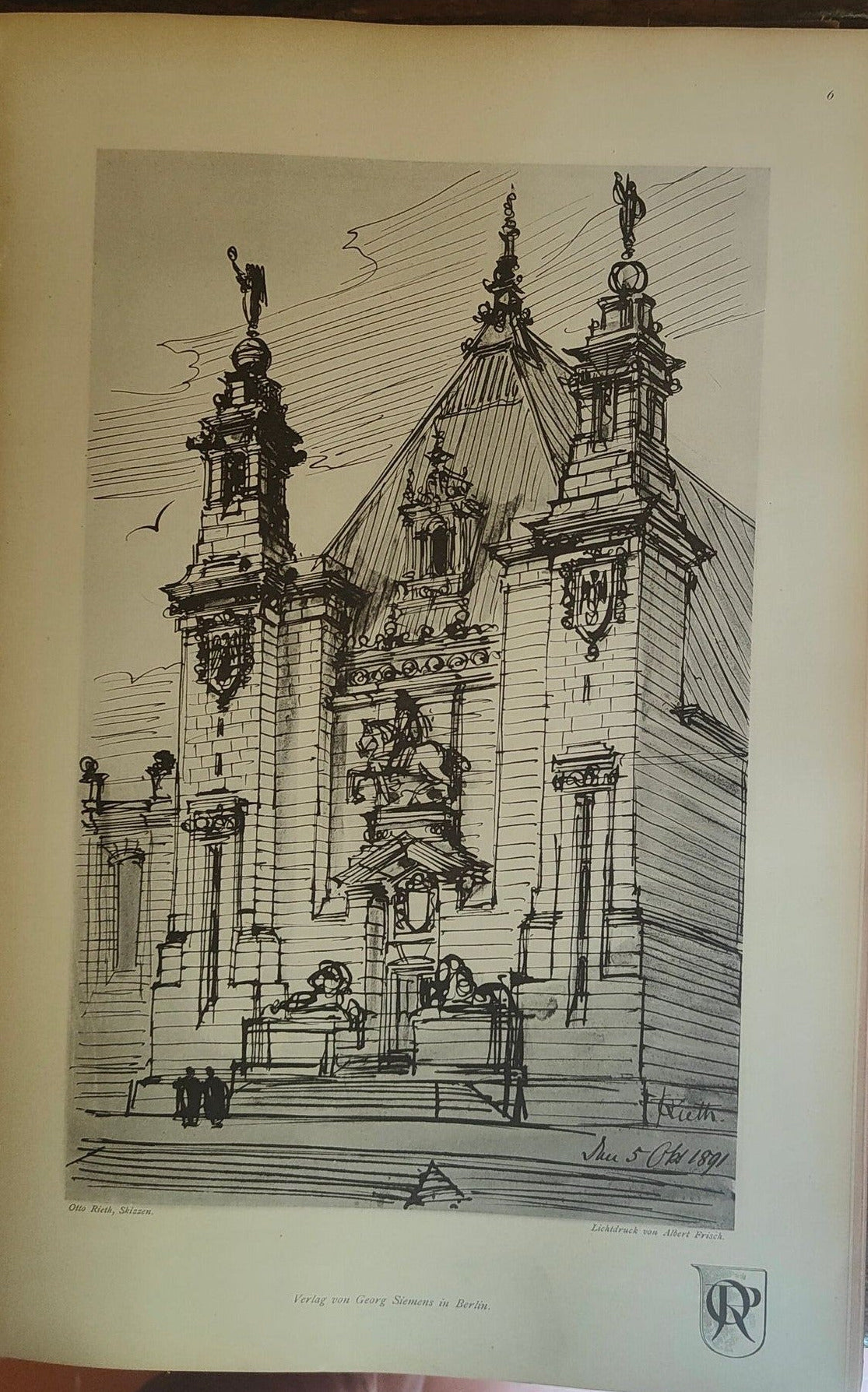 Image traitée - Skizzen von OTTO RIETH. (1858-1911) vier folgen